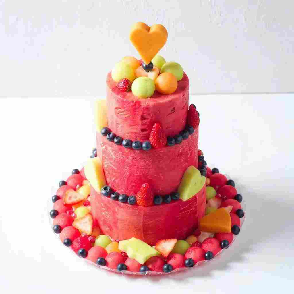 Summer Melon Cake 3 Tier - 30cm