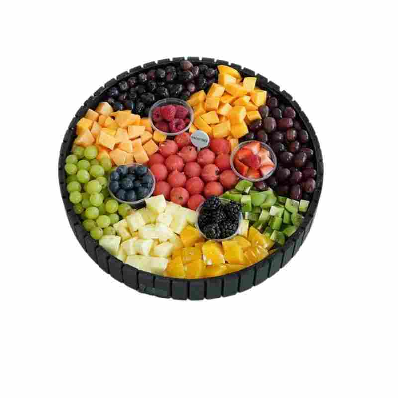 Cubes and Cut Fruit Platter