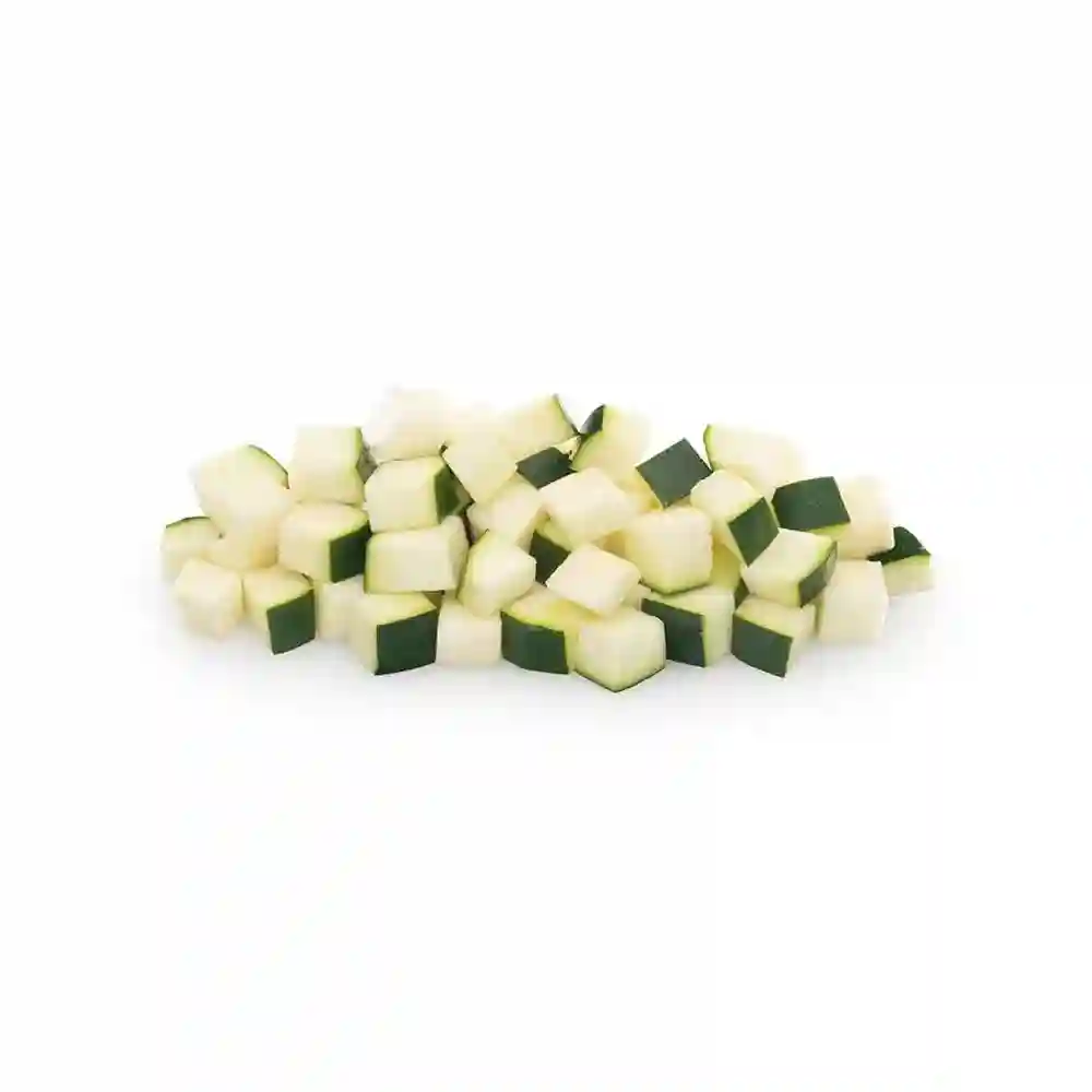 Zucchini Green Cubes