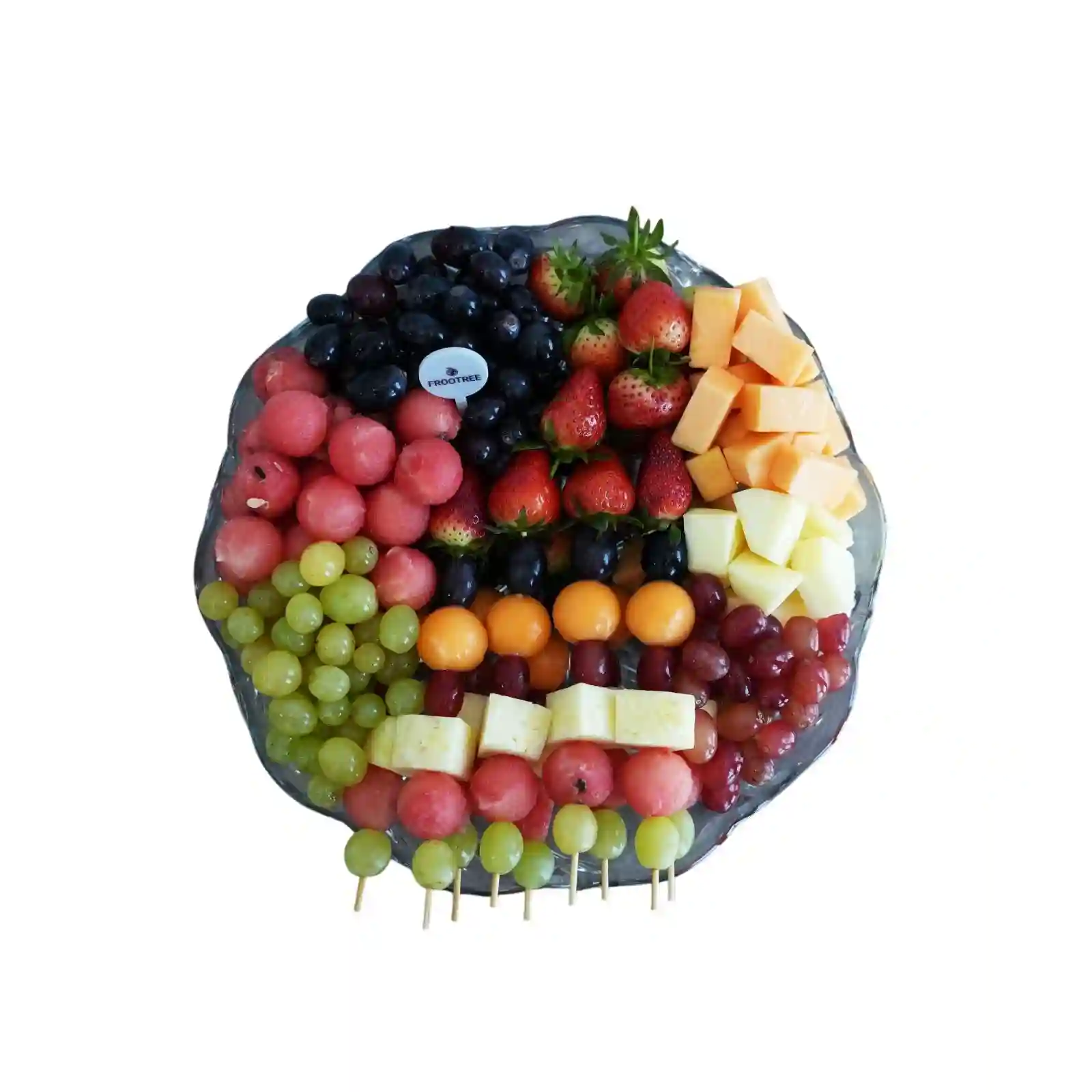 Skewers Cut Fruit Platter