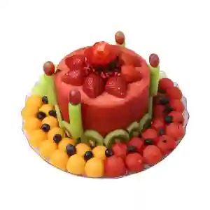 Birthday Melon Cake Single Tier - 30cm