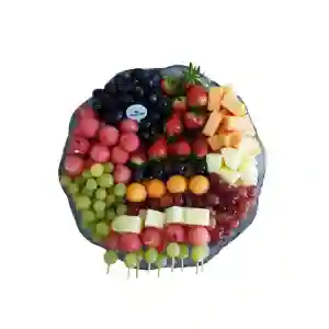 Skewers Cut Fruit Platter
